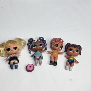 LOL Surprise Doll Lot‎ OF 4 Girls and a Donut